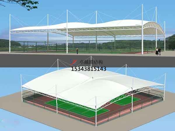 樂山市籃球場膜結(jié)構(gòu)罩棚【設(shè)計施工】